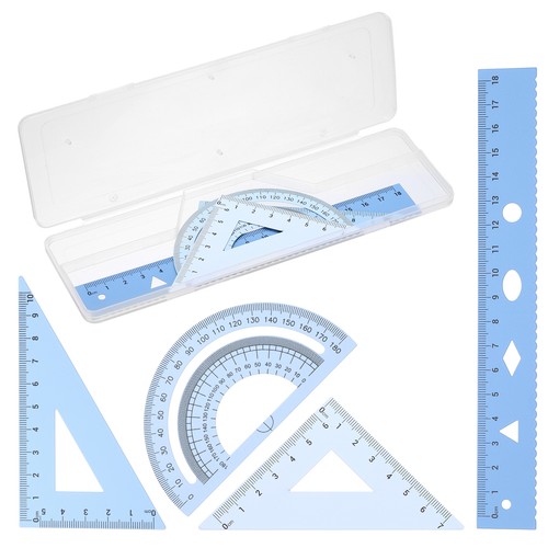 Kit géométrie règle alu - , 7