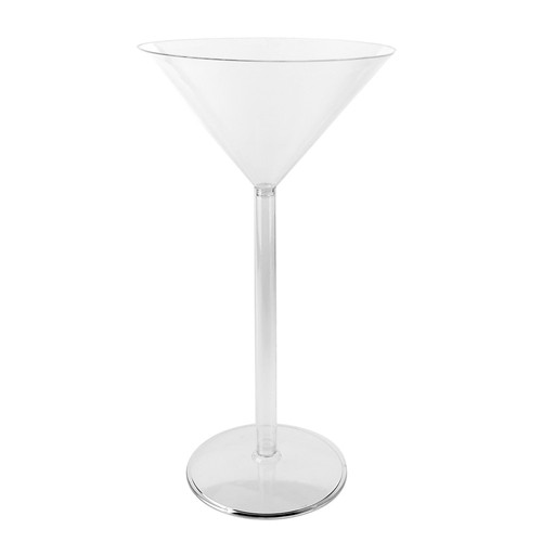 Plastic large martini glass - plastic,