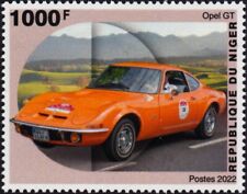 OPEL GT 2-Door Coupe Sports Car Automobile Stamp (2022 Niger)