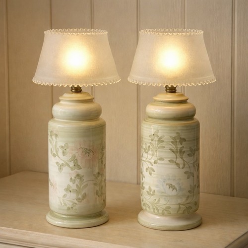 Paire pieds lampe en - de,