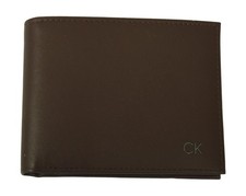 Portefeuille homme CALVIN KLEIN en cuir, modèle ZM0ZM03068, bilford 5CC + COIN, 
