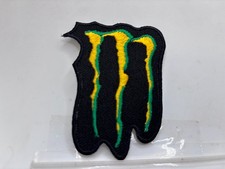 MONSTER ENERGY  NEW EMBROIDERED IRON ON ON NAME PATCH  TAG  3  X  2-1/2