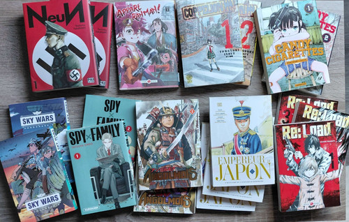 Lot mangas début de - 19,