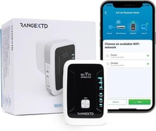 RANGEXTD Répéteur WiFi| Booster WiFi Repetiteur pour Zones mortes | Ampli WiFi 2
