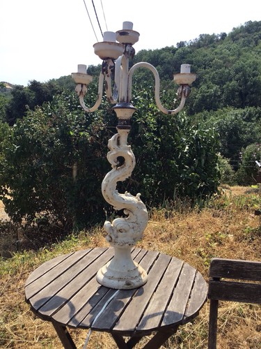 Lampadaire jardin fonte - jardin,