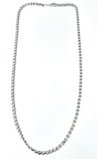 Collier Chimento in Or blanc
