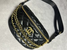 Sacoche Chanel Noire Et Dorée