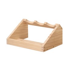 Wine Rack 3 Bottle Pine Wood Versatile Wine Storage Shelf Display Organizer For