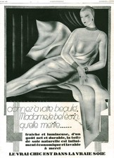 Publicité ancienne toile de