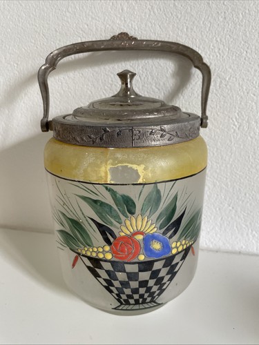 Ancien pot seau à biscuits - pot,