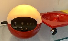Lampe Réveil Boule Design Vintage BRAC 2000 Space Âge Année 70 Swiss Made