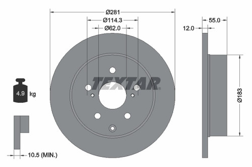 Lot disques de - de, frein
