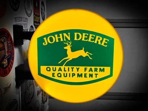Enseigne john deere lumineuse - deere,
