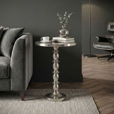 Table d'appoint Alu Argent