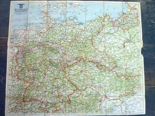 Ancienne carte routière