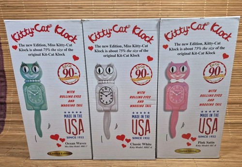 Kitty cat klock 3 - kitty, size
