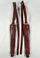 FreeJump Pro Grip Brown Stirrup Leathers (Size Large) - MSRP $260