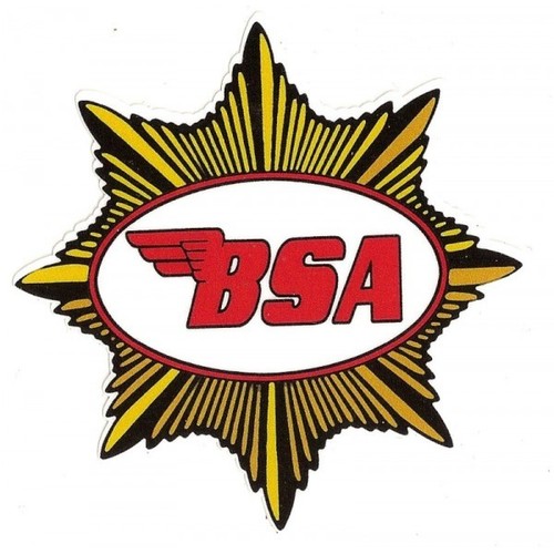 Bsa star sticker laminated - bsa,