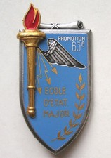 INSIGNE 63e PROMOTION ECOLE D'