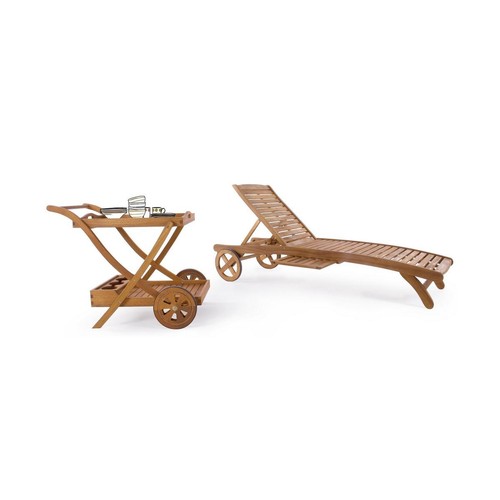 Bain soleil moderne bois - soleil, en
