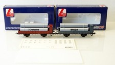 LIMA L 300001 HO SCALE 1/87 2 TUBE TRANSPORT CARS + BOX