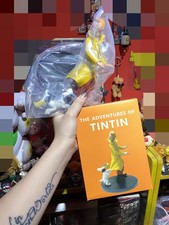 2019 Rare Vintage The Adventures of Tintin Raincoat Design Figure Collectible