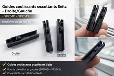 Guides coulissants occultants