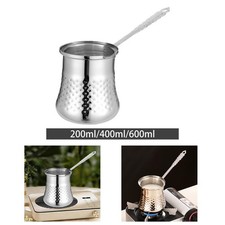 Cafetière professionnelle avec poignée pour cuisinières à gaz,