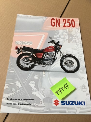 Suzuki gn250 250 prospectus - suzuki,