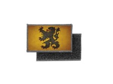 Patch ecusson imprime badge vintage drapeau flandres belgique