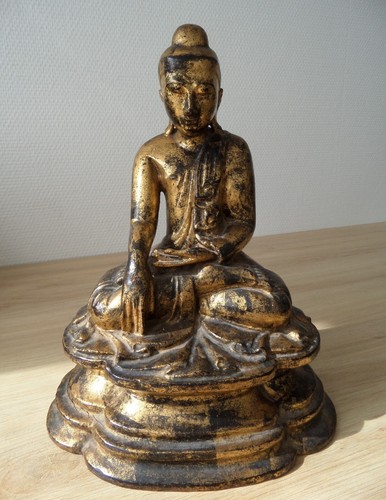 Antique ancien wooden mandalay - antique,