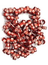 Bagues oiseaux en aluminium 2024 canaris exotique perruche(2.0/2.5/2.9/3.0..11mm