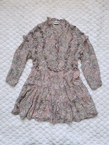 Mini robe rose cachemire - , boho