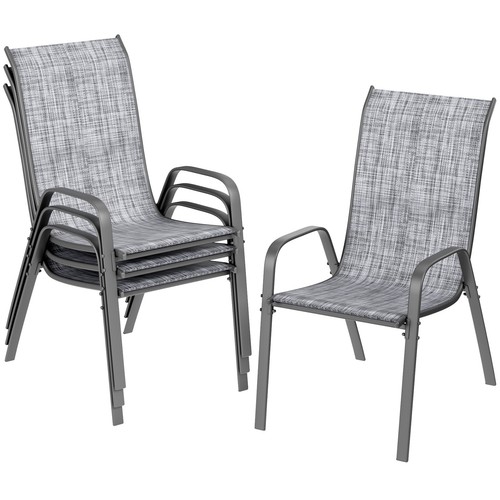 Lot chaises jardin en - 4,