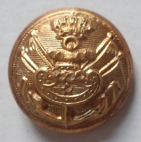 Bouton uniforme contre - contre, amiral
