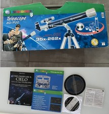 BRESSER 60/700 35x-262x Telescope + CD + HOW TO OBSERVE THE SKY + MAP