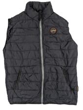 Napapijri Acalmar Black Lightweight Puffer Gilet Bodywarmer Vest - Mens Medium