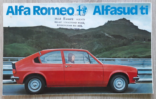 Alfa romeo alfasud brochure - romeo,