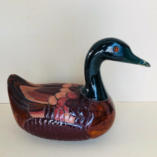Canard bois sculpté - canard,