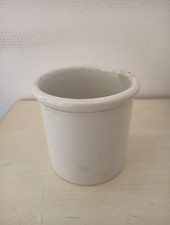 Creil Et Montereau Antique White Jam Jar