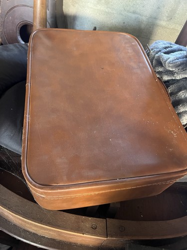 Valise rigide vintage - , marron