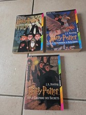 LOT DE 3 LIVRES HARRY POTTER-