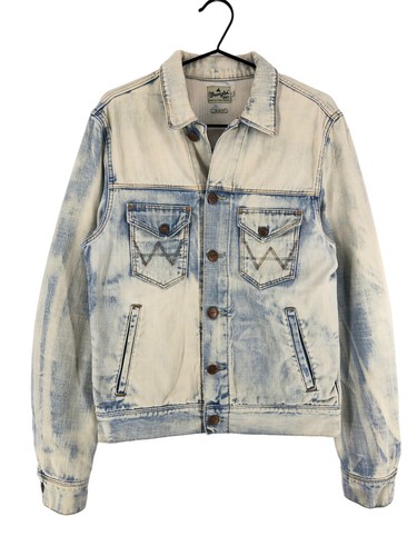 Veste jean trucker vintage - en,