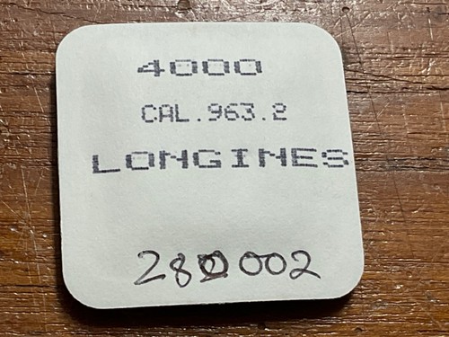 Longines cal 963 circuit - cal, 963.2