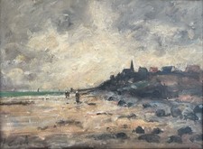 BRETAGNE Paysage Tableau Huile