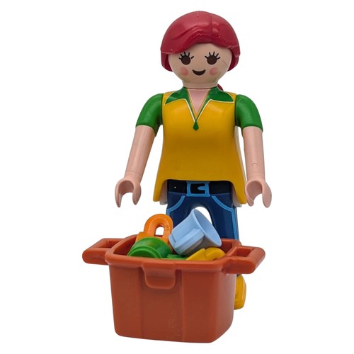 Playmobil figurine femme - , jaune