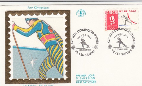 Enveloppe 1er jour timbre - 1er, jeux