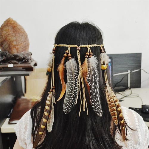 Hippie indien plume forme - indien,