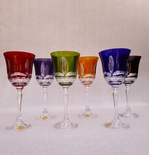 Verres vin cristal - verres, à