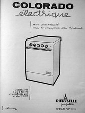 COLORADO REVOLUTIONARY GAS & ELECTRICITY STOVE FOOT ADVERTISING